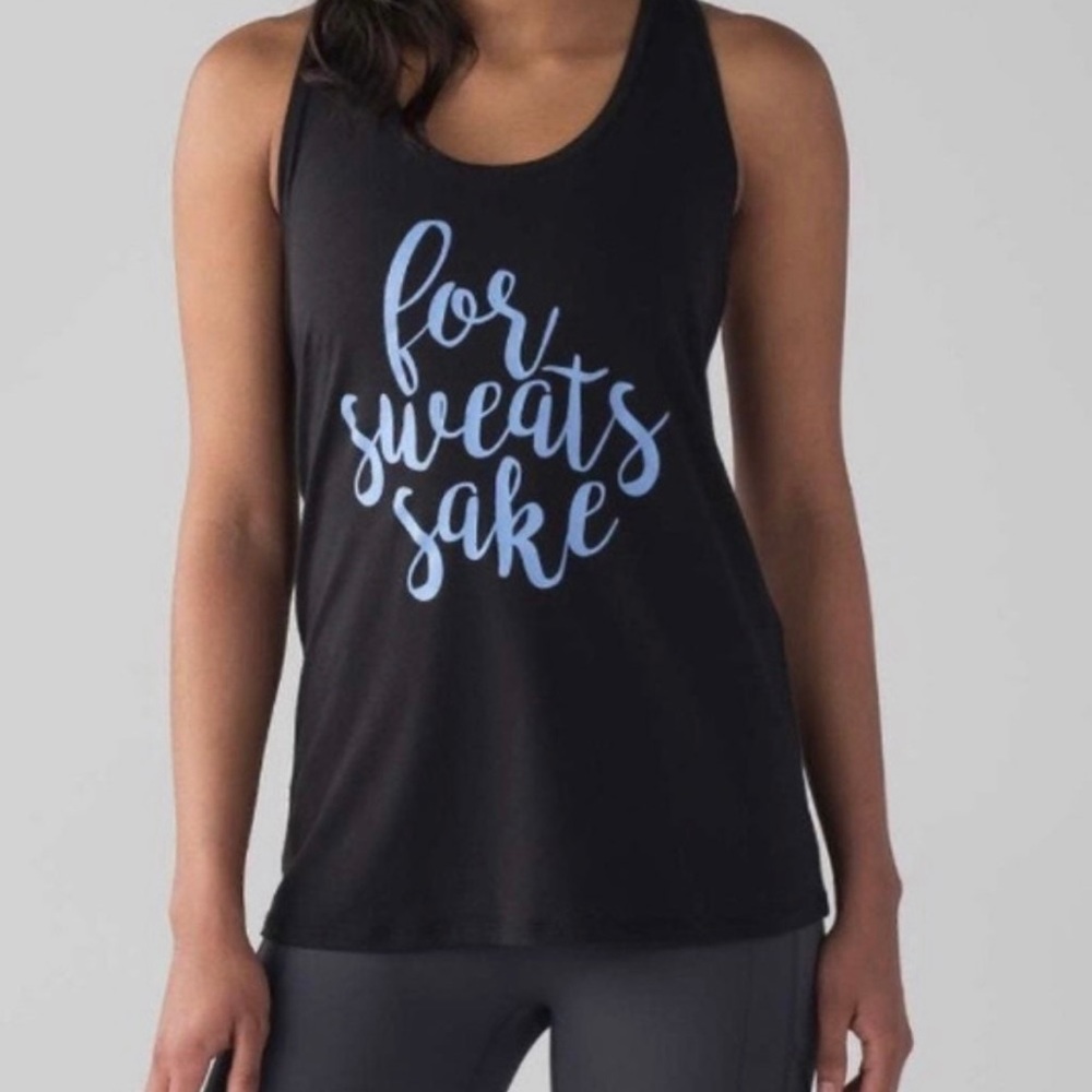Lululemon “For Sweats Sake” graphic tank